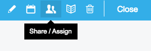 Share Assign Menu